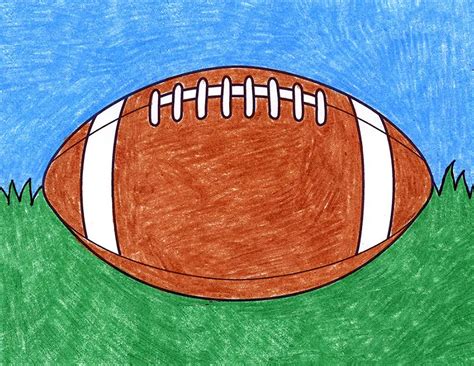 football easy to draw|cool easy football drawings.